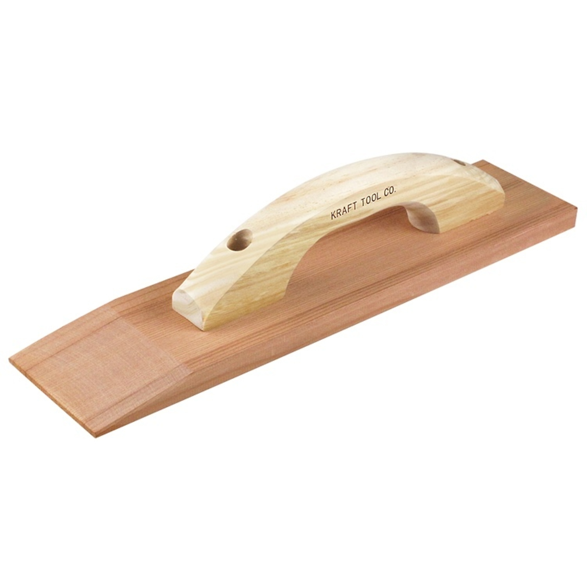 Kraft Tools CF257 18"x3-1/2" Clear Heart Redwood Hand Float with Wood Handle